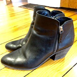 Frye Zip Booties - Leather